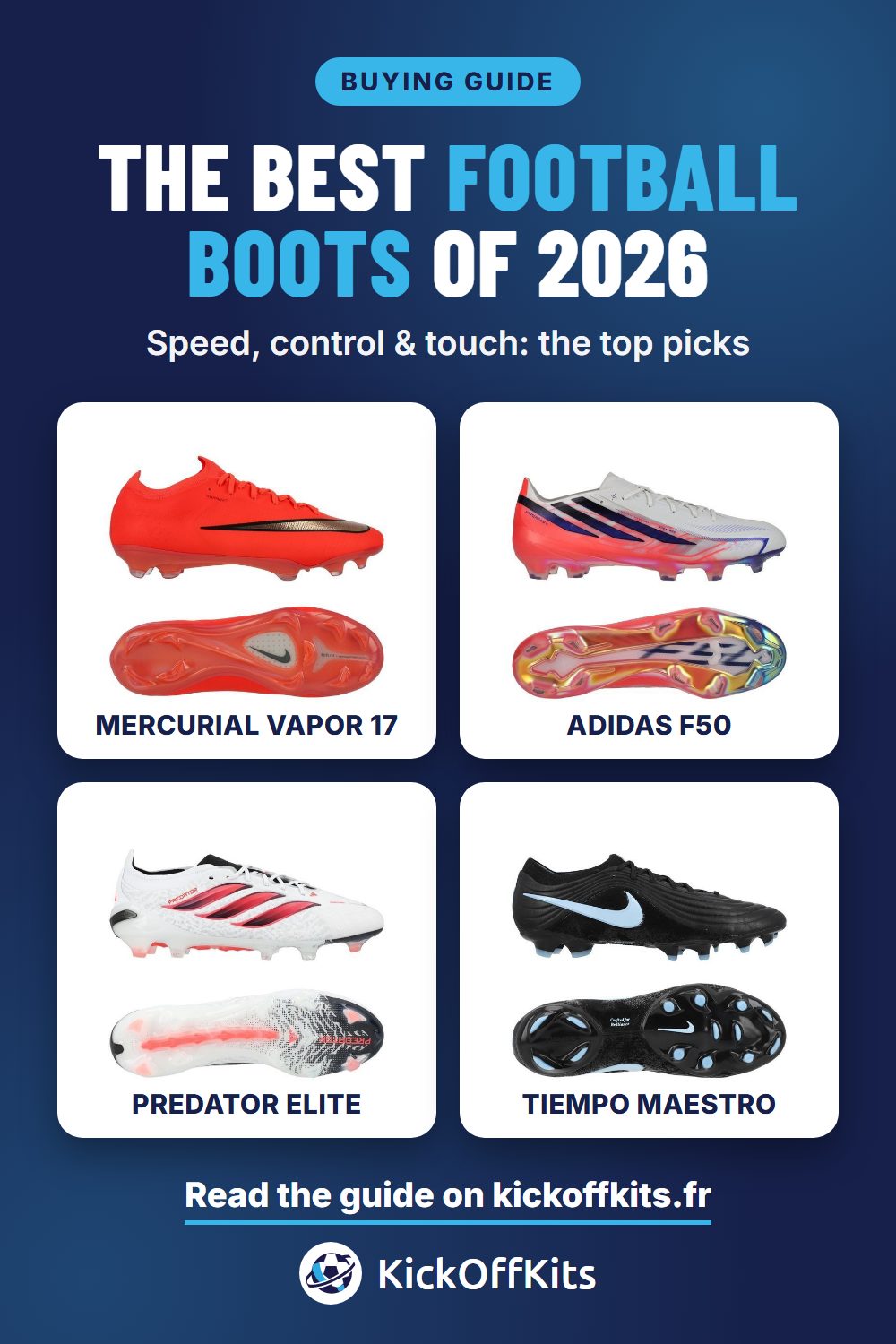 The Best Football Boots of 2026: Speed, Control and Touch Picks